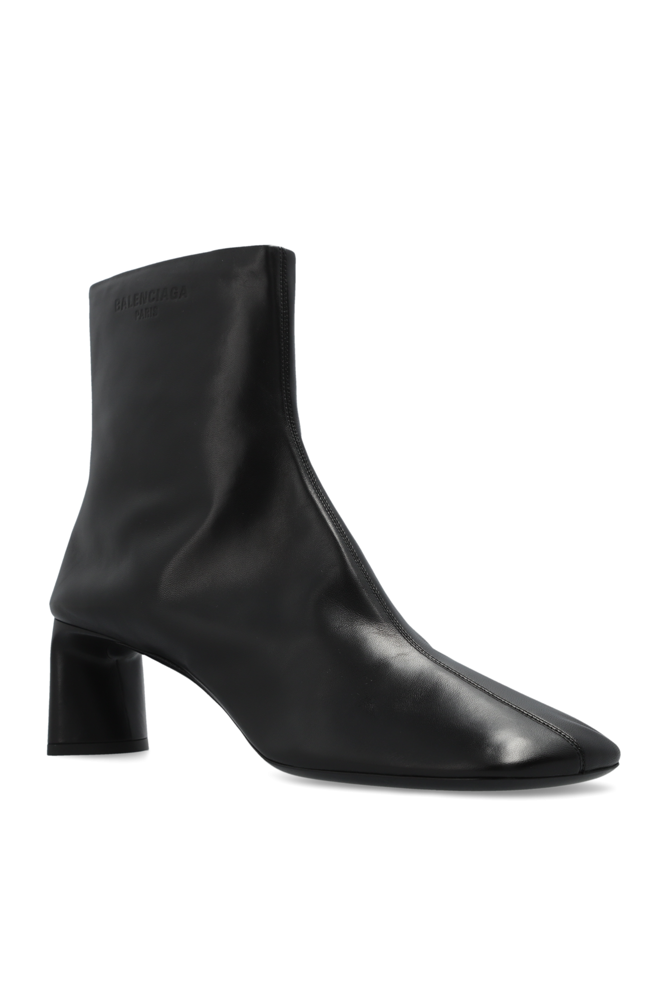 Balenciaga black leather boots online